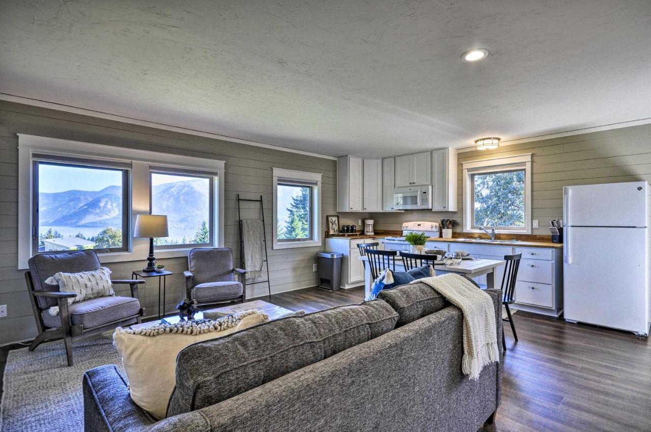 Scenic Studio With Loft And View Of The Columbia River Carson Exteriör bild