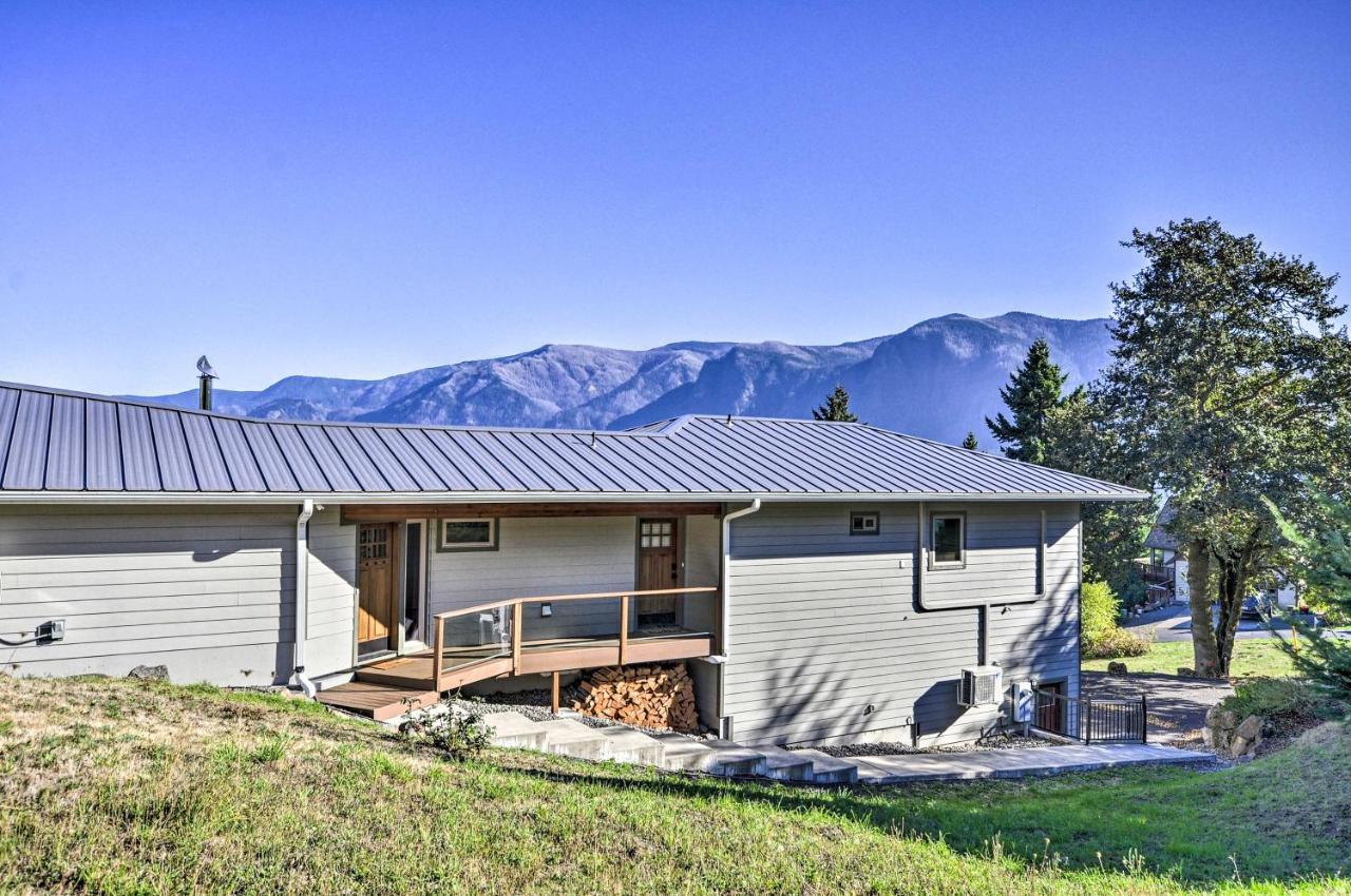 Scenic Studio With Loft And View Of The Columbia River Carson Exteriör bild